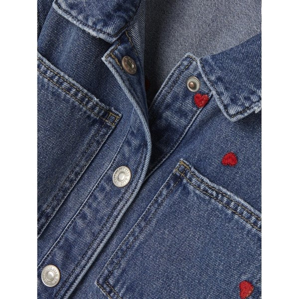 Name it Medium Blue Denim Hearts Kathy Denim Cowboyjakke 3