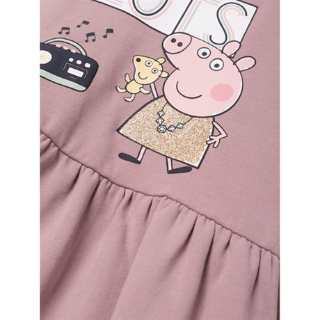 Name it Deauville Mauve Namma Peppa Pig Sweat Kjole 2