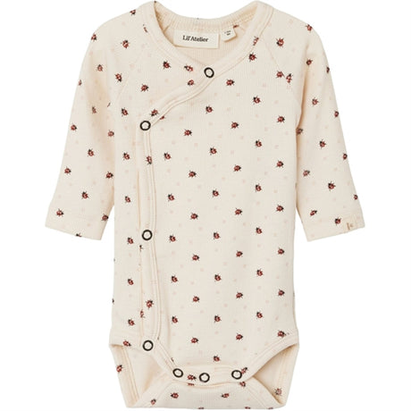 Lil'Atelier Whitecap Gray Ladybug Gago Kim Slim Wrap Body