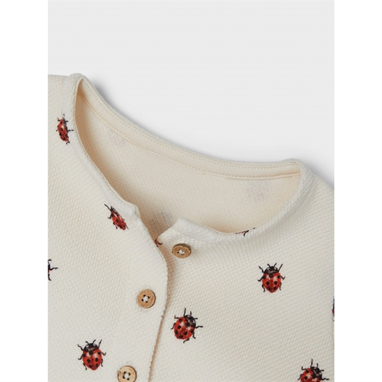 Lil'Atelier Whitecap Gray Ladybugs Ronja Sweat Kjole 3