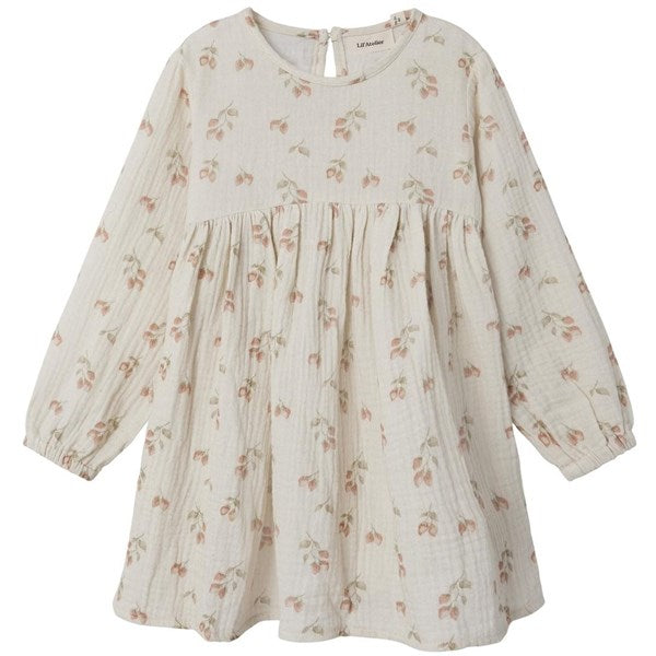 Lil'Atelier Turtledove Strawberry Biba Kjole