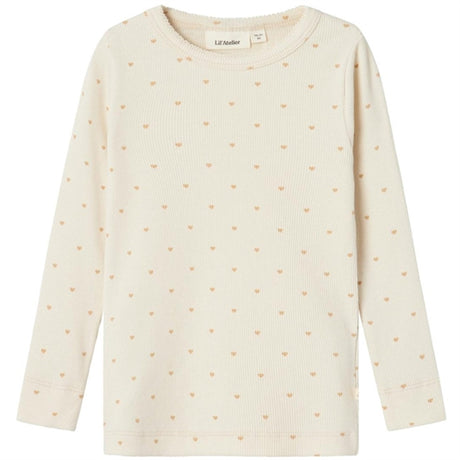 Lil'Atelier Turtledove Heart Gago Slim Bluse Noos