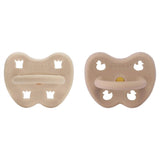 Hevea Smok 2-Pack Orthodontic Classic Sandy Nude & Tan Beige