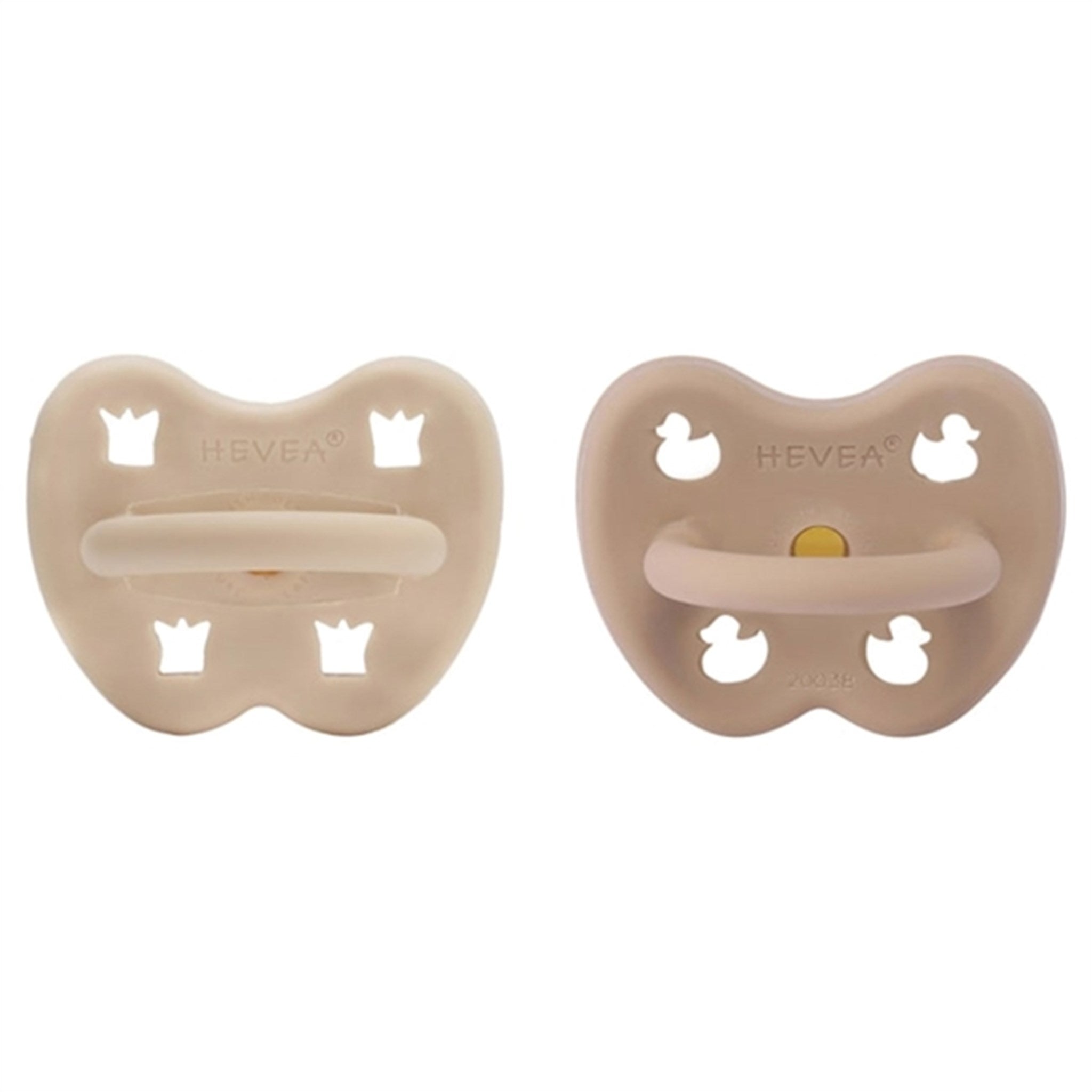 Hevea Smok 2-Pack Orthodontic Classic Sandy Nude & Tan Beige 3