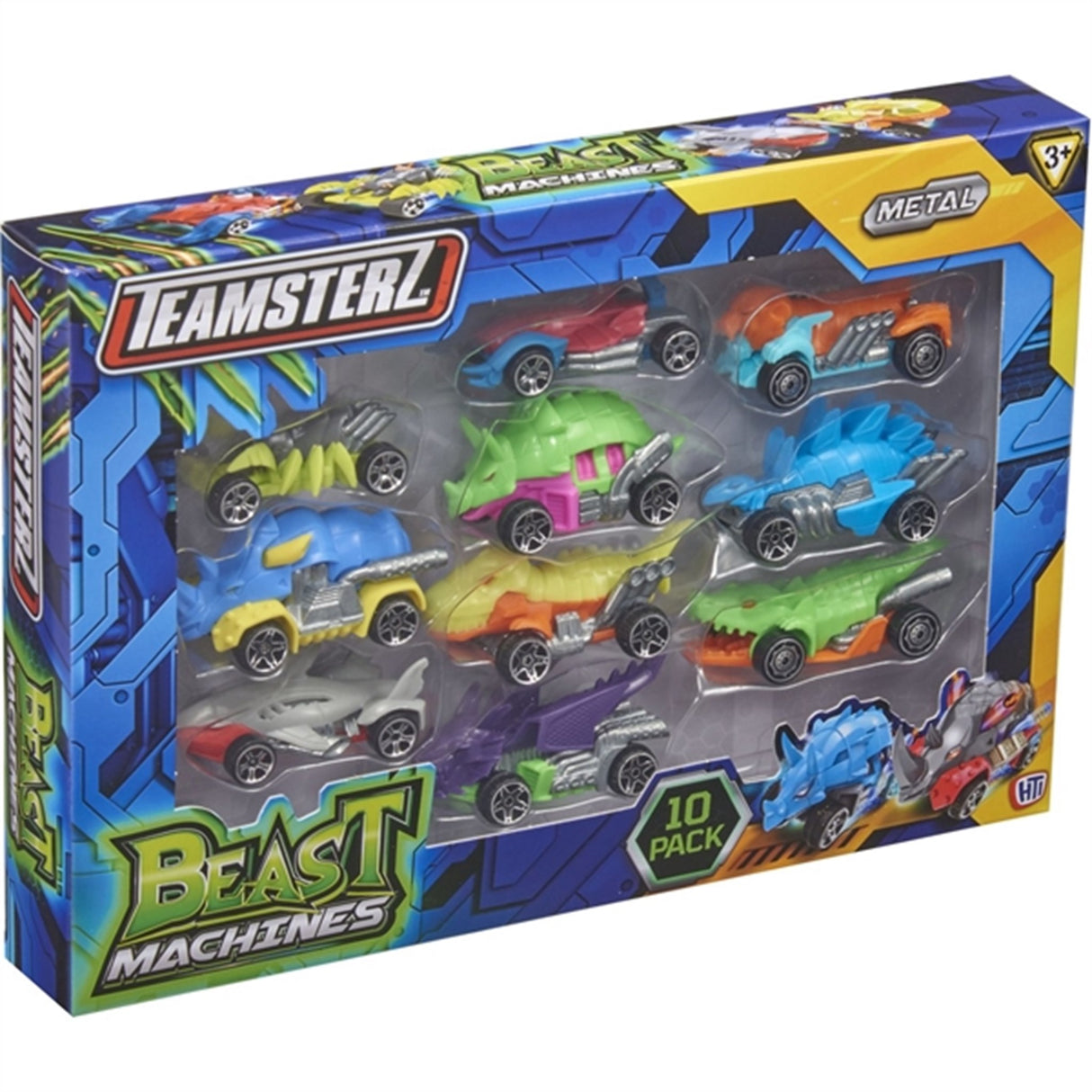 Teamsterz Beast Machine Die-Cast Biler 10-pak