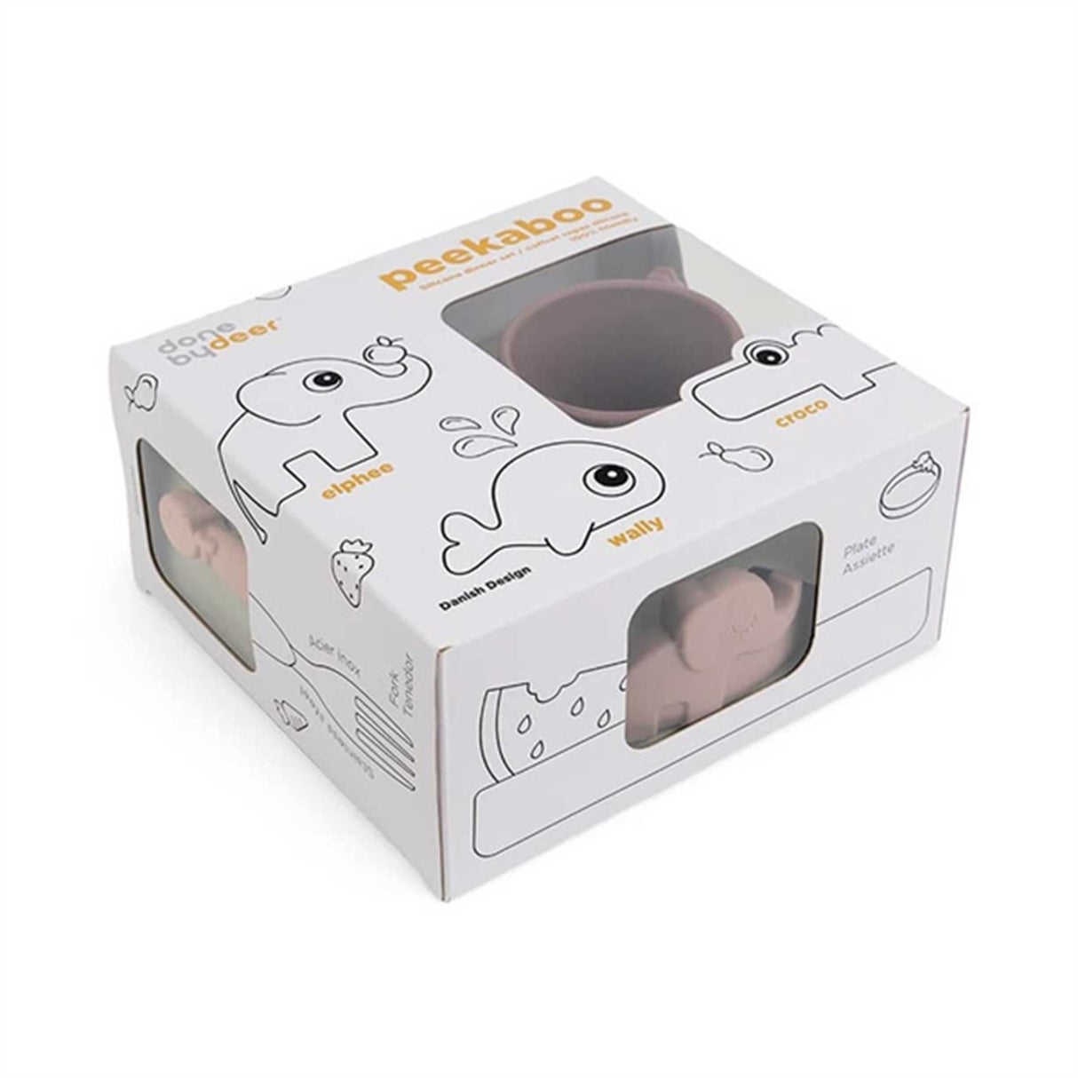 Done by Deer Peekaboo Spisesæt Deer Friends Powder