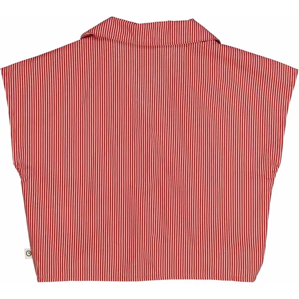 Müsli Balsam Cream/Apple Red Poplin Stripe Skjorte Topp 2