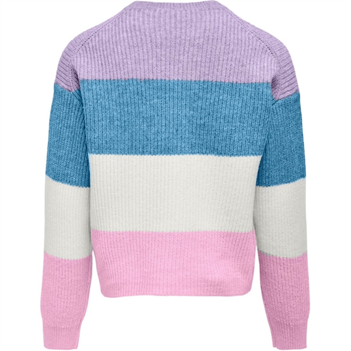 Kids ONLY Pastel Lilac Sandy Stripe Strikk Pullover Noos