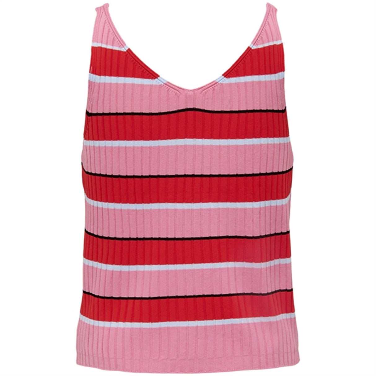 Kids ONLY Candy Pink Debbie Stripe Strikk Topp 2