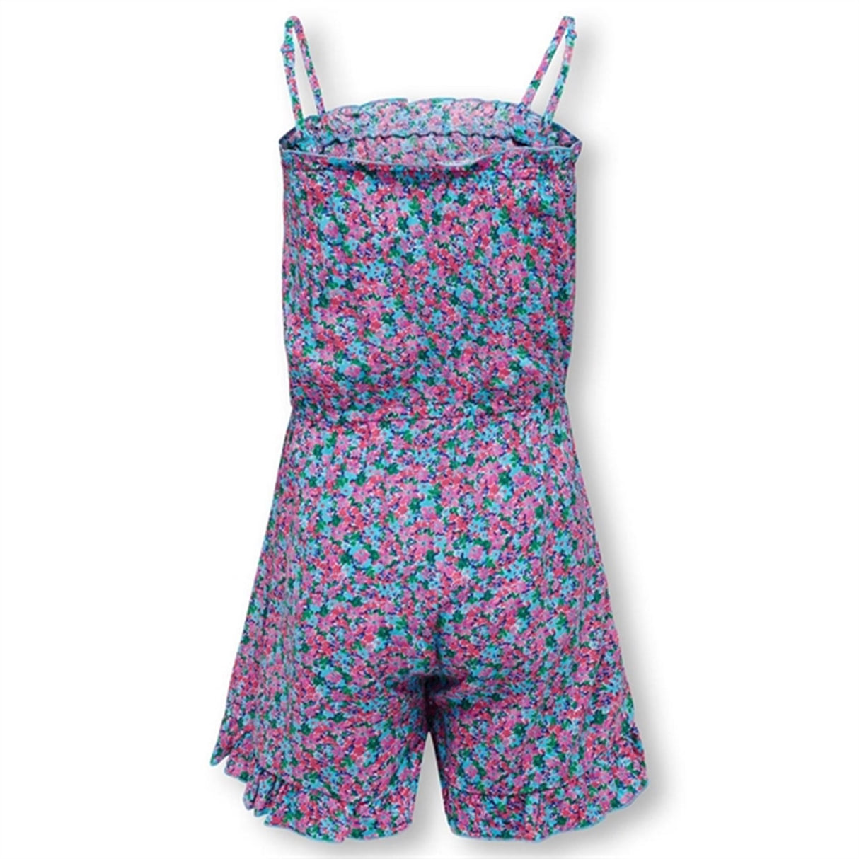 Kids ONLY Cyan Blue Nova Life Strap Meg Playsuit AOP