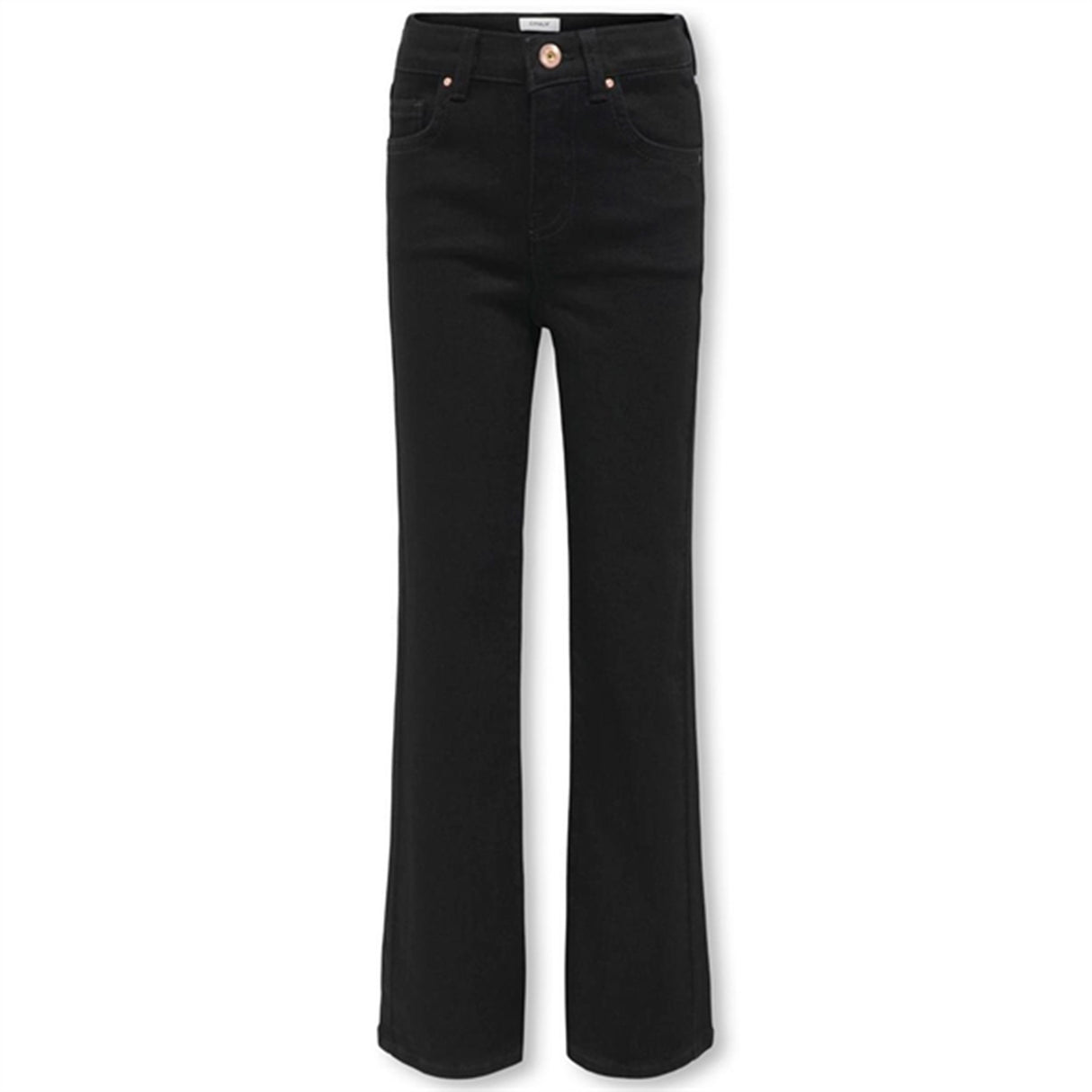 Kids ONLY Black Denim Juicy Wide Leg Denim Jeans Noos