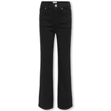 Kids ONLY Black Denim Juicy Wide Leg Denim Jeans Noos