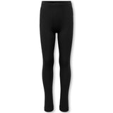 Kids ONLY Black Nille Leggings Solid Noos