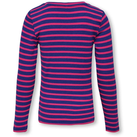 Kids ONLY Bluing/Fuchsia Purple Luna O-Neck Genser 2