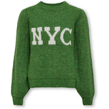 Kids ONLY Medium Green Manhattan Strikk Genser