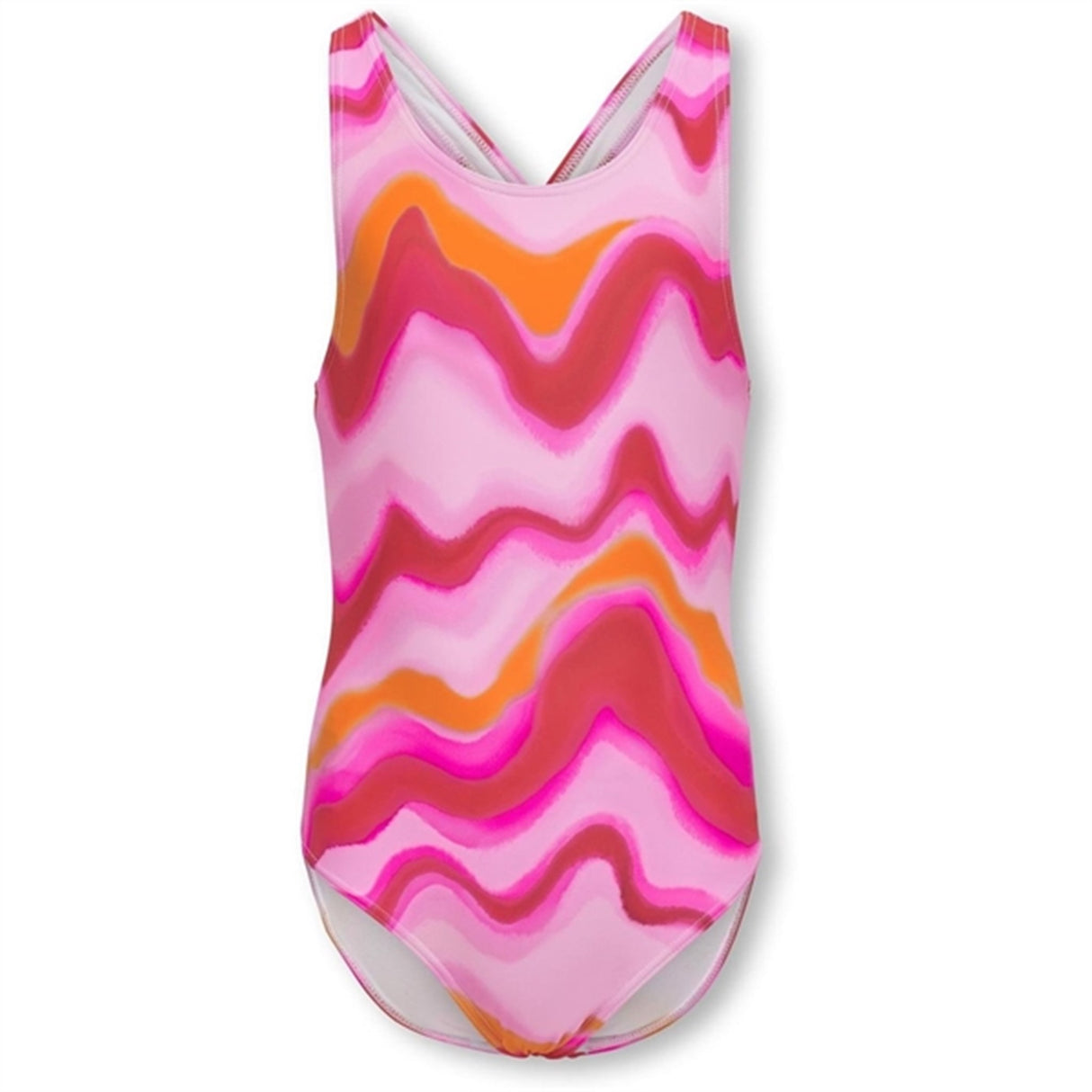 Kids ONLY Pink Lady / Heat Waves Laura Cross Back Badedrakt