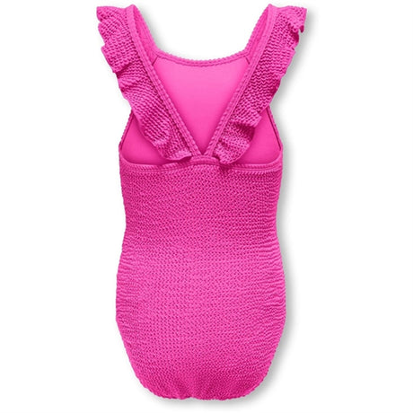 Kids ONLY Knockout Pink Tropez Structure Badedrakt 2