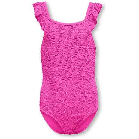 Kids ONLY Knockout Pink Tropez Structure Badedrakt