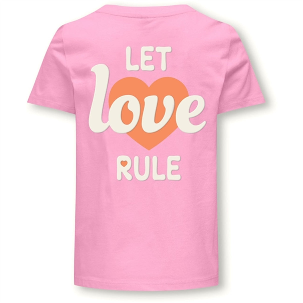 Kids ONLY Begonia Pink Love Senna Heart T-Shirt 2