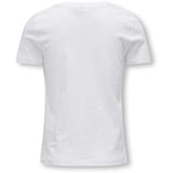 Kids ONLY Bright White Peach Ketty T-Shirt 2