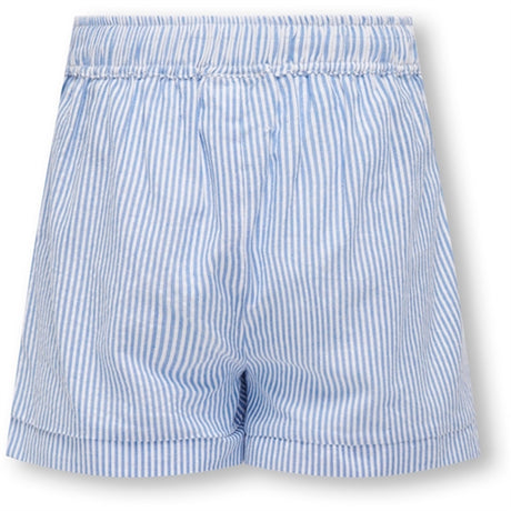 Kids ONLY Cloud Dancer / Clear Sky Milla Stripe Shorts 2