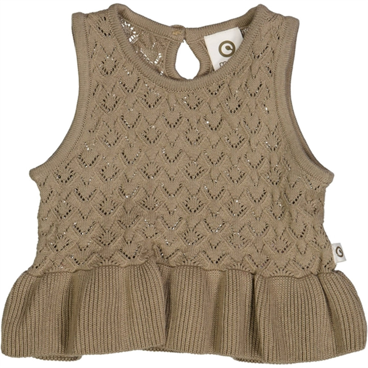 Müsli Cashew Strikk Needle Out Vest