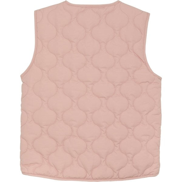 Minymo Peach Beige Vest Vattert 5