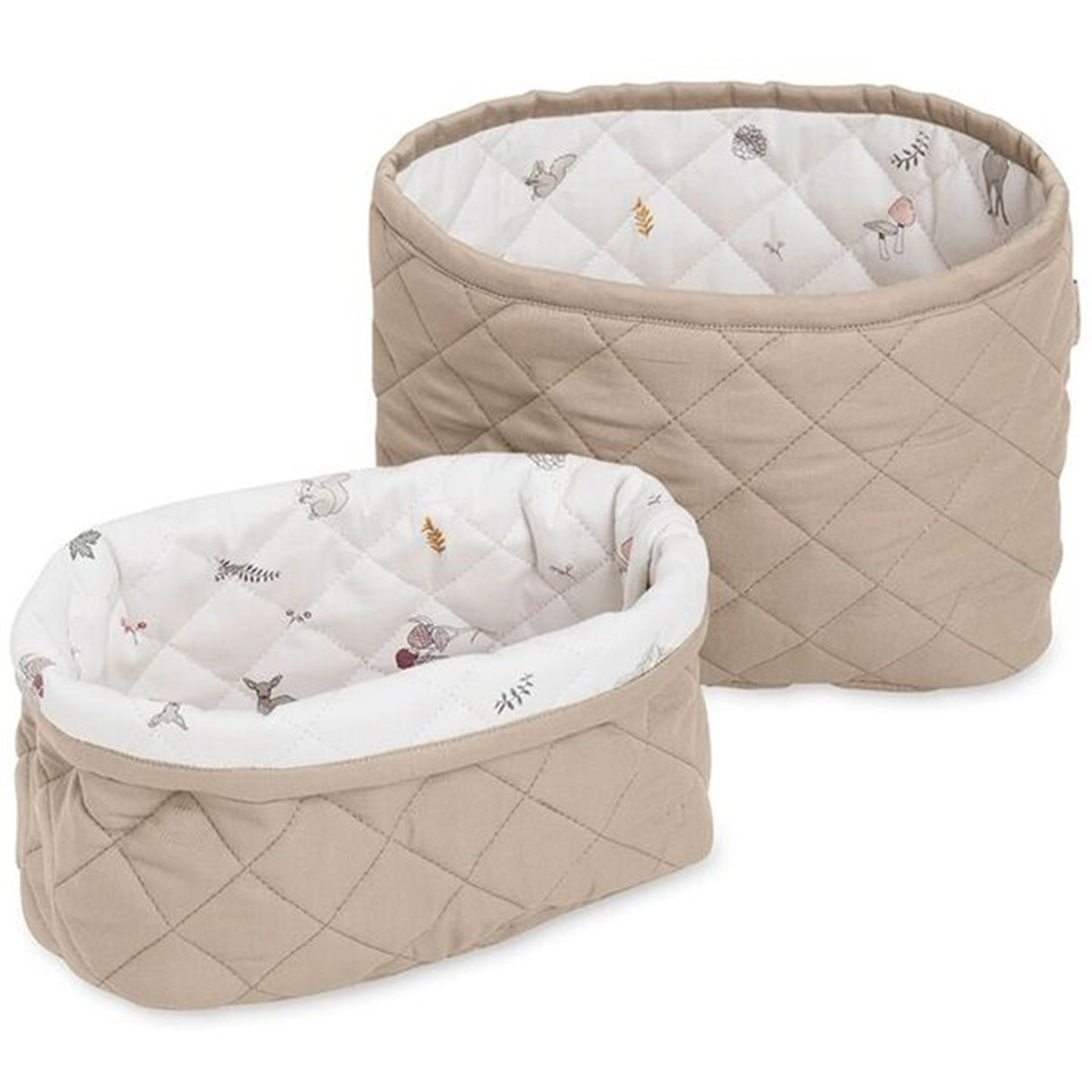 Cam Cam Copenhagen Quilted Oppbevaringskurv 2-Pak Hazel