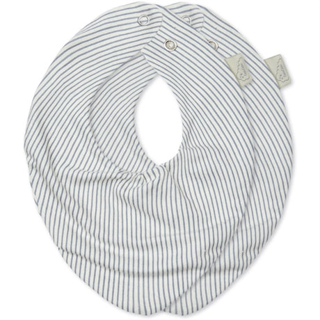 Cam Cam Copenhagen Bandana Savlesmæk 2-pakning Classic Stripes Blue