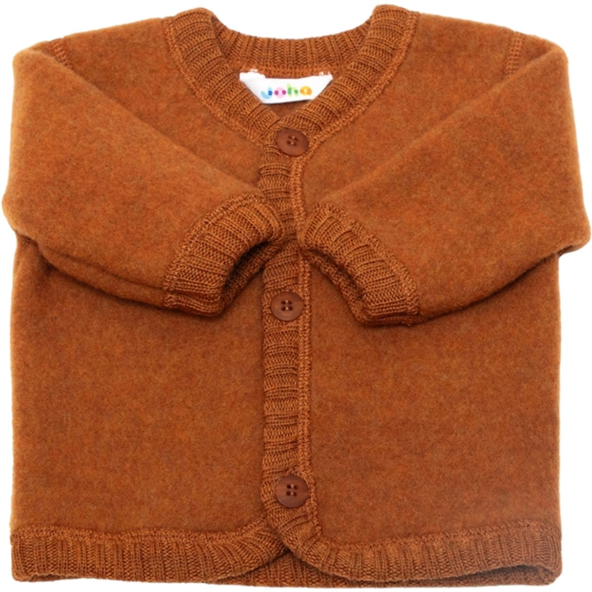 Joha Soft Ull Orange Cardigan