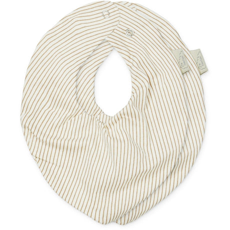 Cam Cam Copenhagen Bandana Savlesmæk 2-pakning Classic Stripes Camel