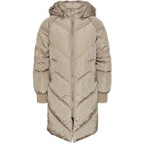 Pieces Kids Silver Mink Nelicity Puffer Jakke