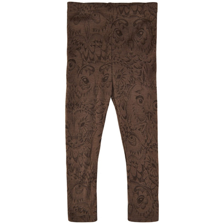 Soft Gallery Cocoa Brown Hello Owl Paula Uld Leggings