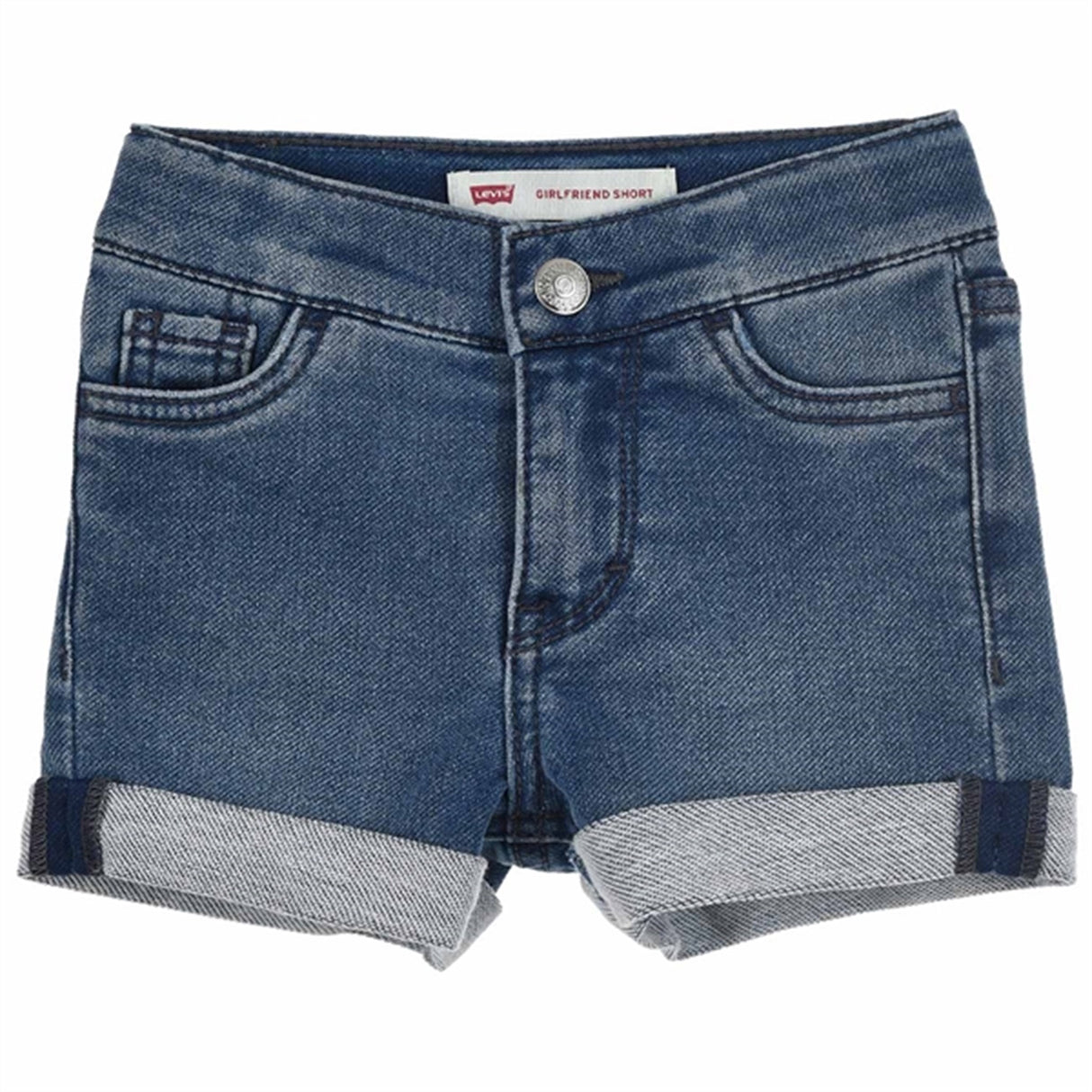 Levi's Roll-Up Denim Shorts Jive Cool 5