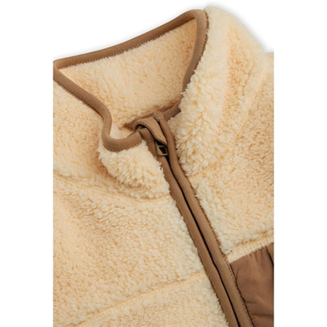 Mads Nørgaard Teddy Fleece Vilads Vest Vanilla Custard 2