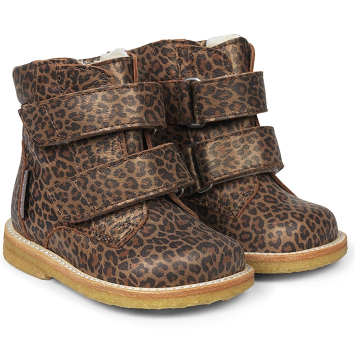 Angulus Begynder Tex-Støvle Med Borrelås Brown Leo