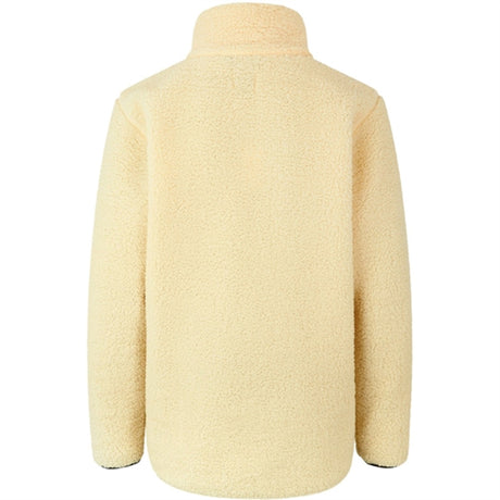 Mads Nørgaard Teddy Fleece Jeffo Fleecetrøje Vanilla Custard/Asphalt 2