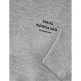 Mads Nørgaard Standard Hudini Zip Collegegenser Grey Melange 3