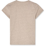 Mads Nørgaard Single Organic Tuvina T-Shirt Oatmeal Melange 2