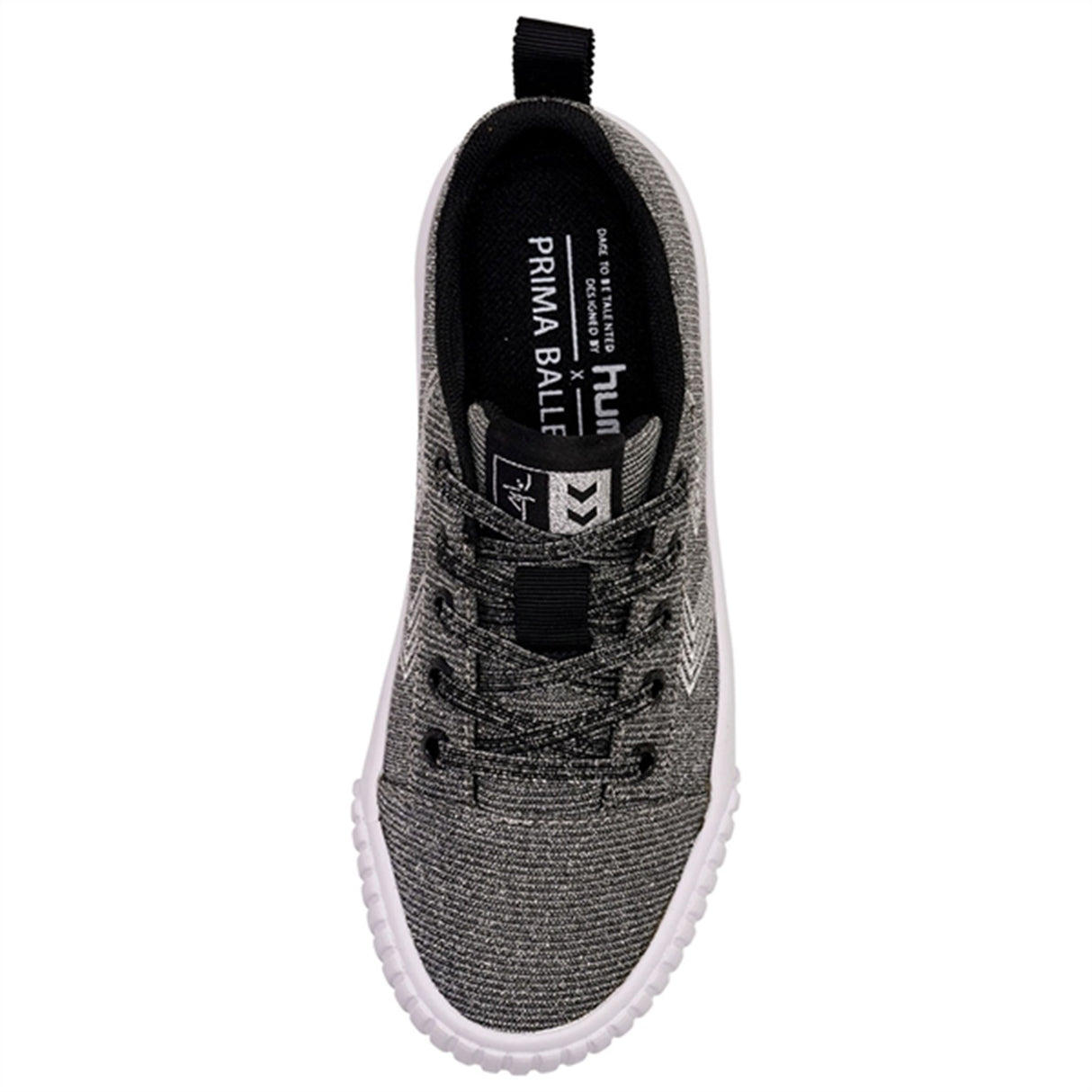 Hummel Prima Base Court Point Black Glitter Sneakers