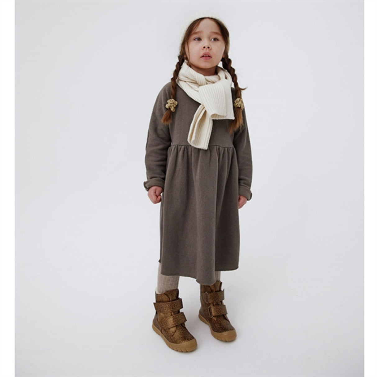 Angulus Tex-Støvle Med Borrelås Brown Leo 3