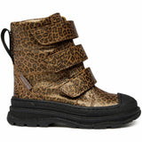 Angulus Tex-Støvle Med Borrelås Og Uldfoer Brown Leo 3
