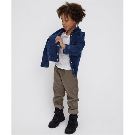 Angulus Tex-Støvle Med Borrelås Og Uldfoer Black 2