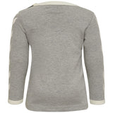 Hummel Grey Melange Flipper T-Shirt L/S