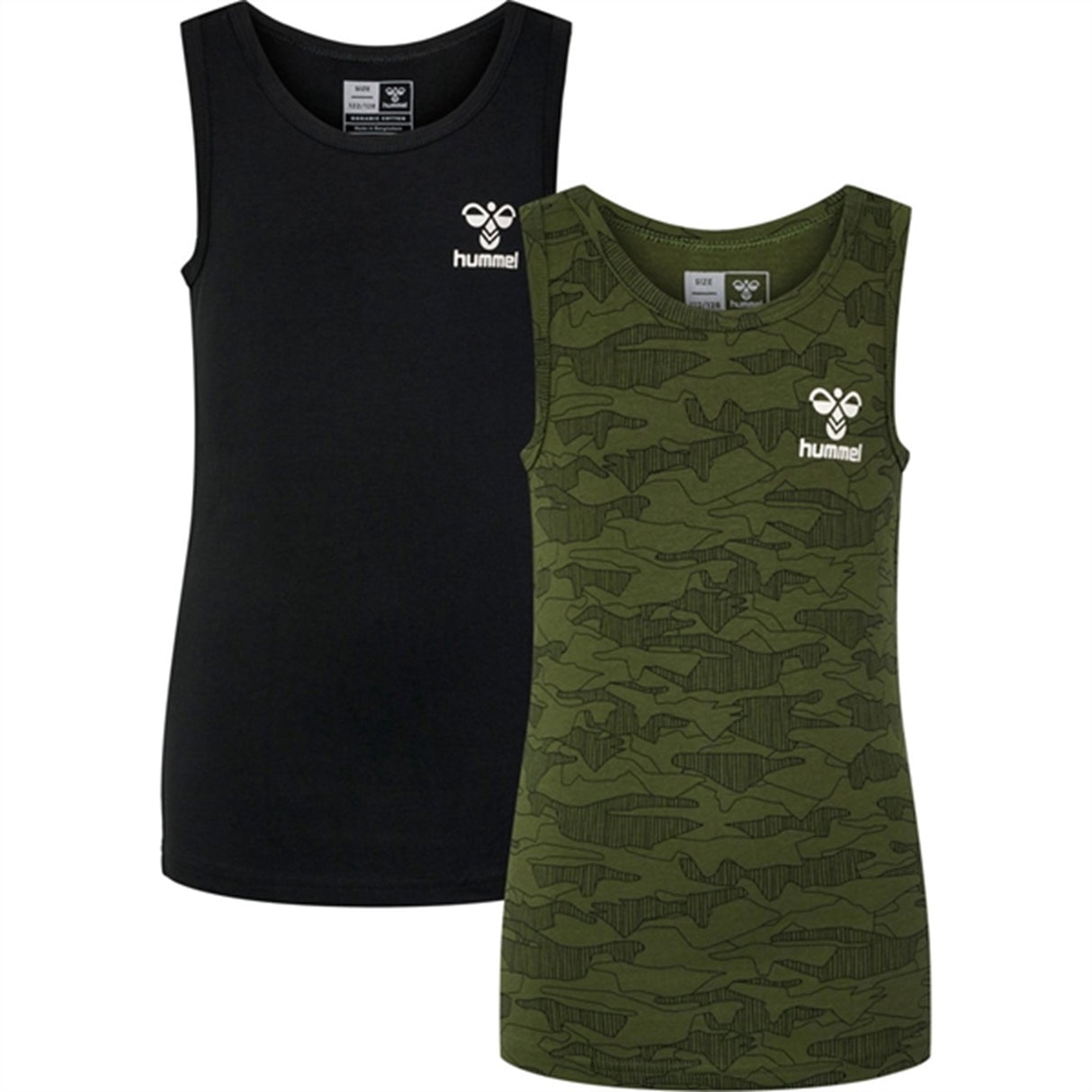 Hummel Olive Night Nolan Tank Topp 2-Pakning