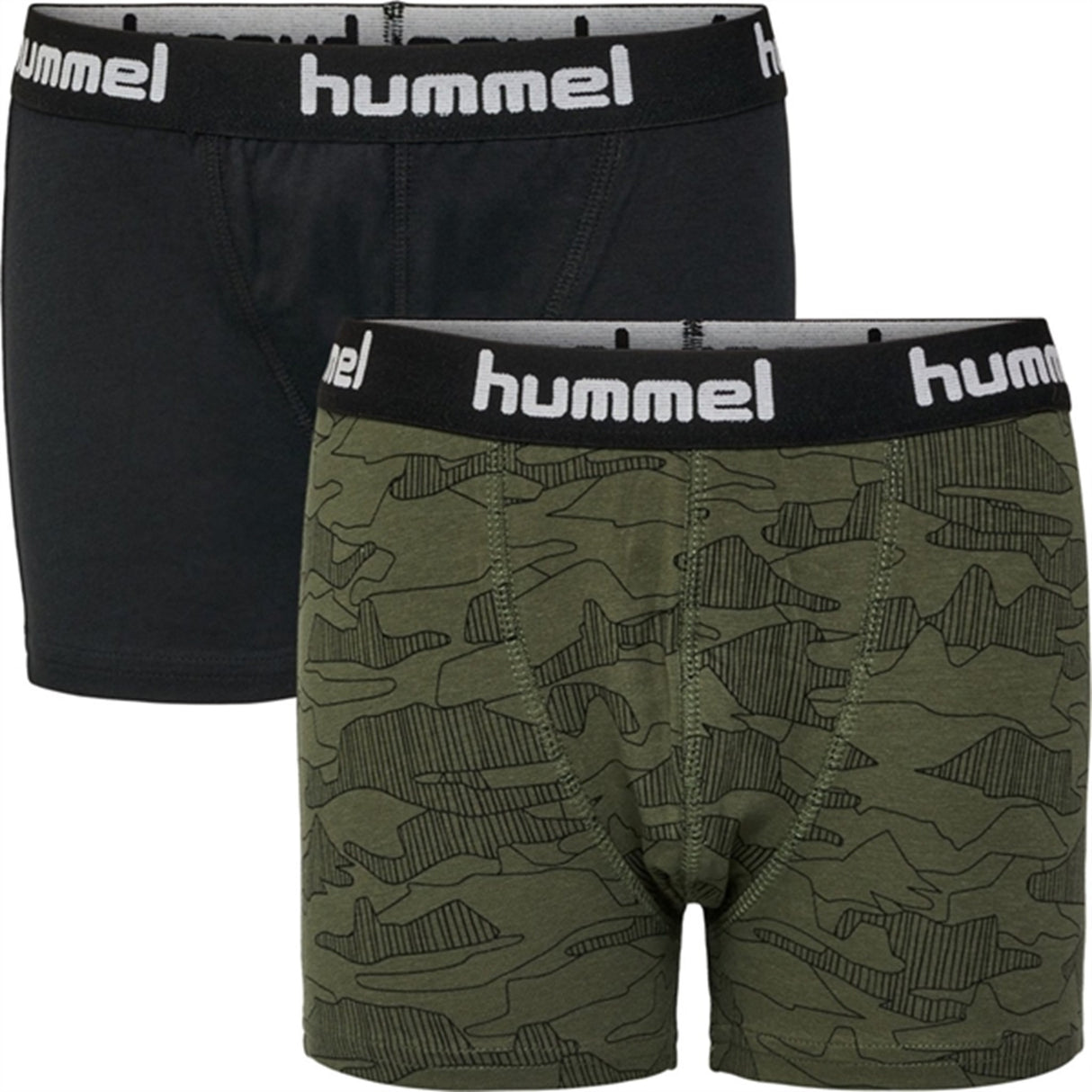 Hummel Olive Night Nolan Boxers 2-Pakning