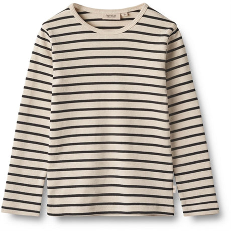 Wheat Navy Stripe Genser Stig