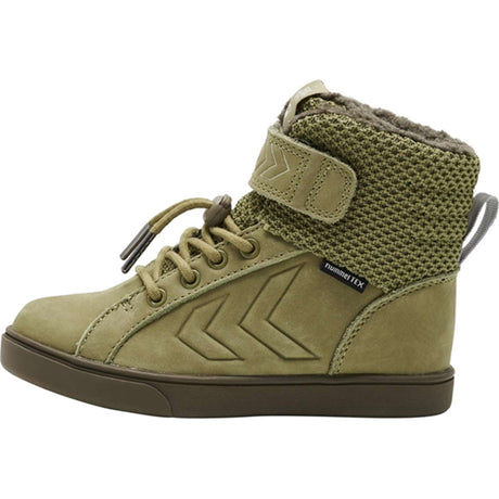 Hummel Green Moss Splash Tex JR Støvle