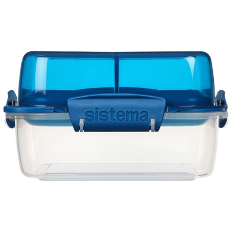 Sistema To Go Lunch Stack Square Matboks 1,24 L Ocean Blue