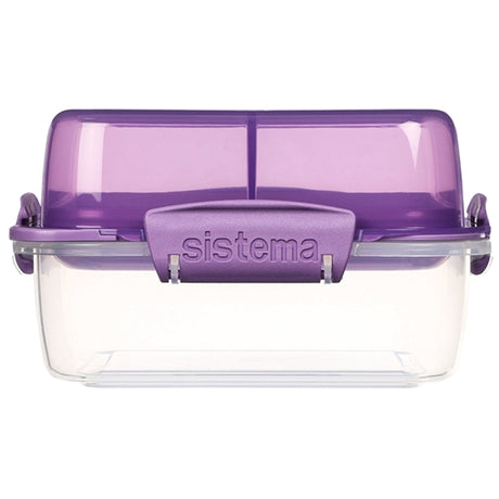 Sistema To Go Lunch Stack Square Matboks 1,24 L Misty Purple